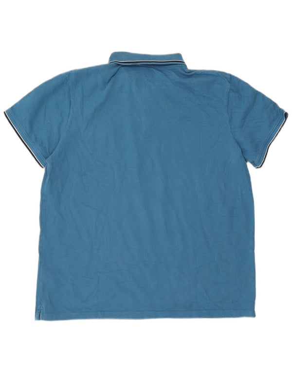 Timberland Herren Slim Fit Poloshirt 2XL Blau gestreift