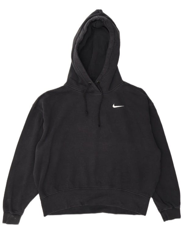 Nike Damen-Kapuzenpullover in Übergröße, Gr. 10, Größe S, Grau, Baumwolle