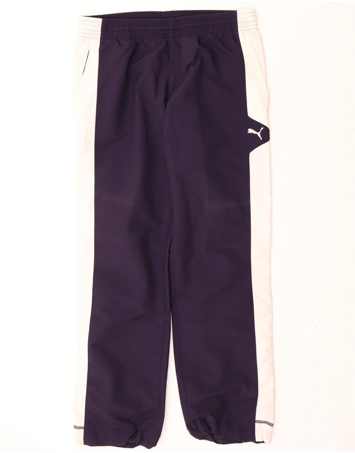 Puma Herren-Trainingshose, Jogginghose, mittelgroß, Marineblau, Farbblock-Sport