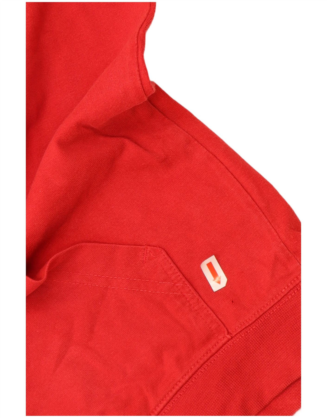 NIKE Herren Air Graphic Hoodie Pullover UK 45/47 XL Rote Baumwolle