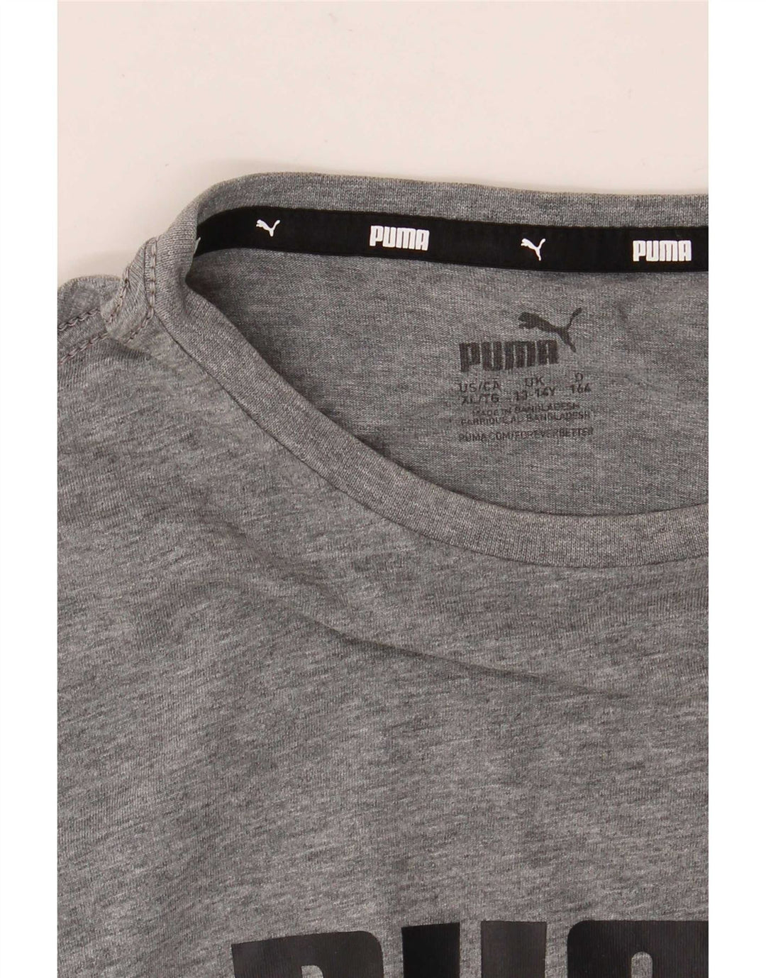 Puma Jungen Graphic T-Shirt Top 13-14 Jahre Grau