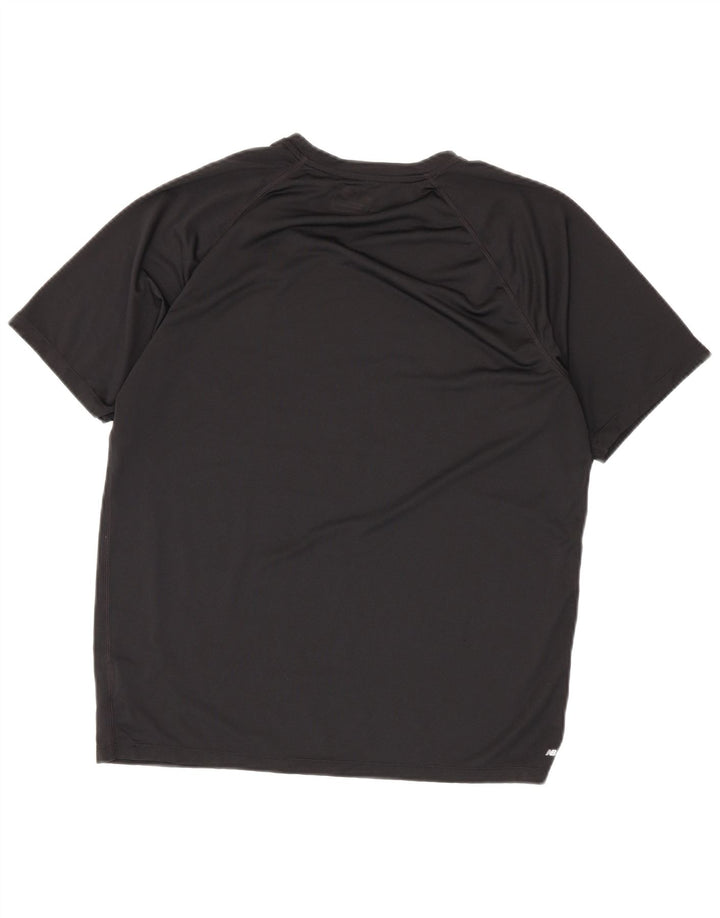 New Balance Herren-T-Shirt mit Grafik, groß, aus schwarzem Polyester