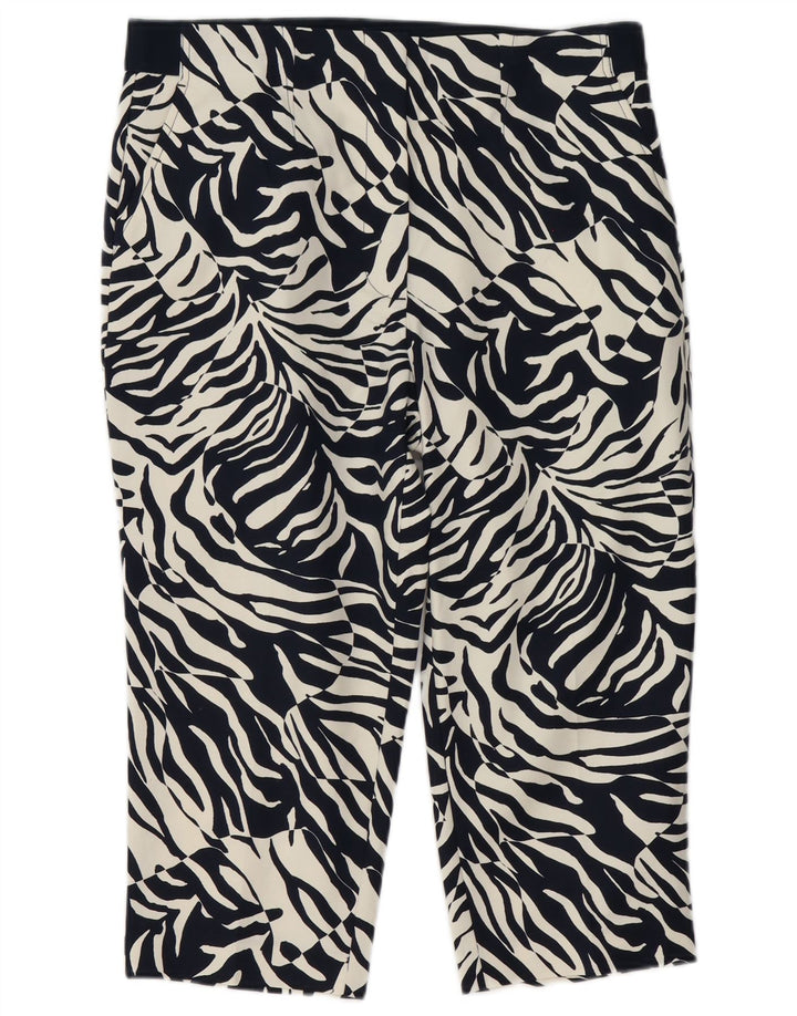 Marks & Spencer Damen Caprihose UK 16 Large W36 L20 Schwarz