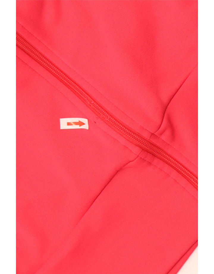Adidas Damen Trainingsanzug Top Jacke UK 16 Large Rosa Polyester