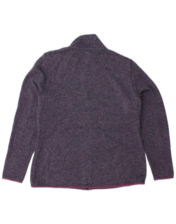 EDDIE BAUER Damen-Trainingsanzug-Top-Jacke UK 18 XL Marineblau Polyester