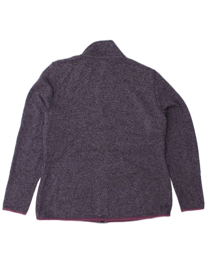 EDDIE BAUER Damen-Trainingsanzug-Top-Jacke UK 18 XL Marineblau Polyester