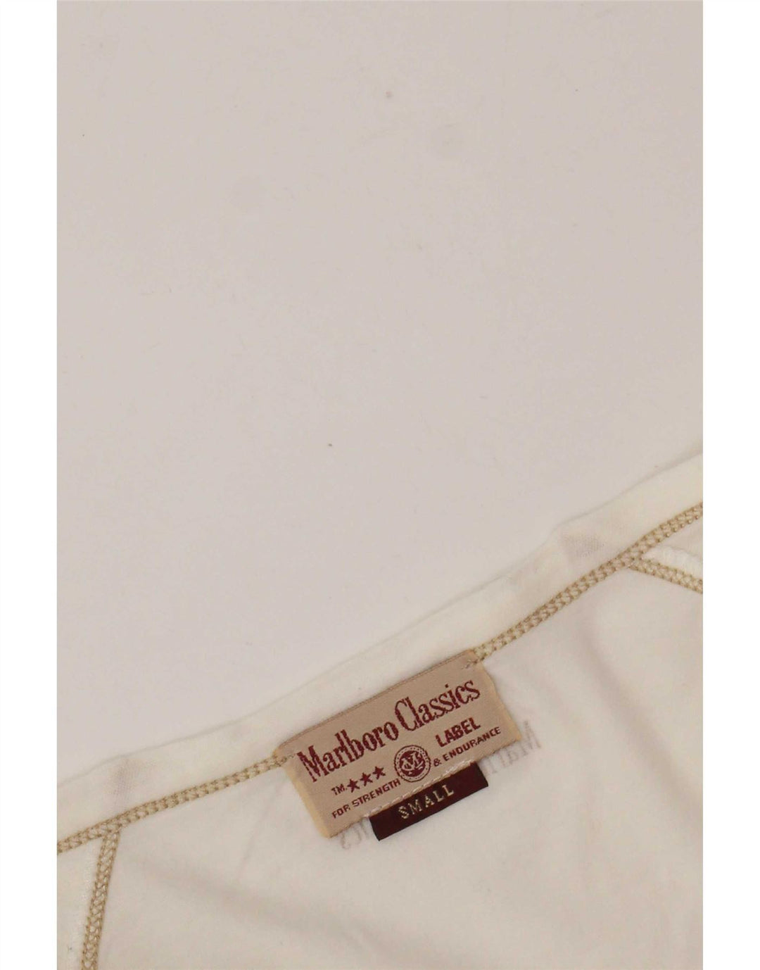 Marlboro Classics Damen Top Langarm UK 10 Small Off White