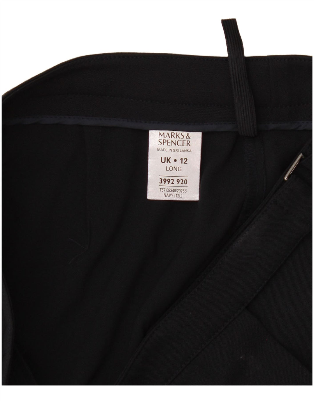 Marks & Spencer Damen Anzughose UK 12 M W32 L32 Marineblau