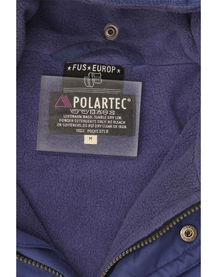 Polartec Herren Übergroße Windjacke UK 38 Mittelblaues Polyester