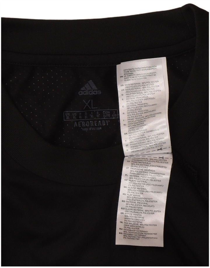 Adidas Herren Aeroready Weste Top XL Schwarz Polyester
