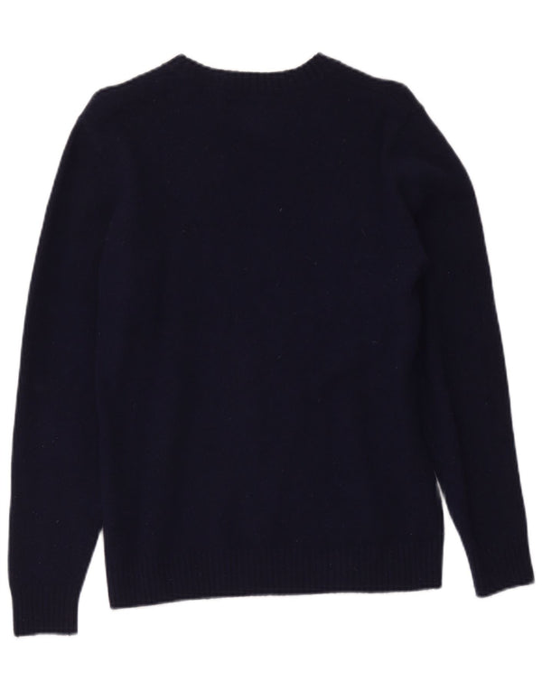 Levi's Damen-Pullover mit U-Boot-Ausschnitt, Gr. 10, Marineblau, Wolle