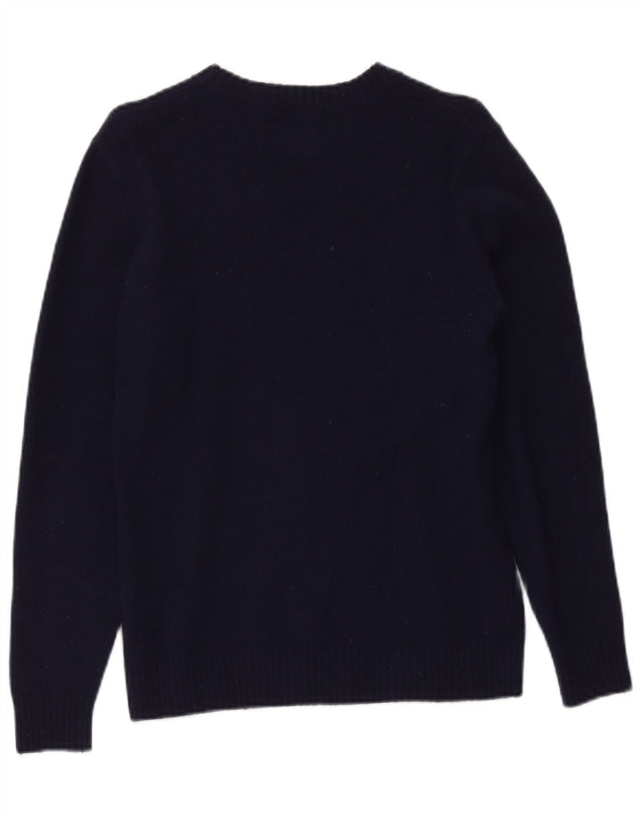 Levi's Damen-Pullover mit U-Boot-Ausschnitt, Gr. 10, Marineblau, Wolle