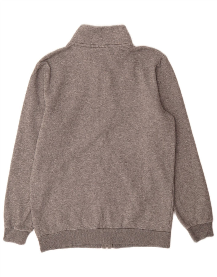 Puma Herren-Trainingsanzug-Top-Jacke, klein, grau gefleckte Baumwolle