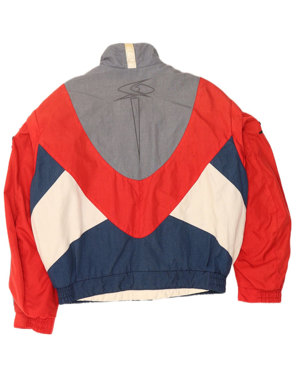 Spyke Herren Graphic Racer Jacke UK 42 XL Mehrfarbiges Colourblock-Nylon