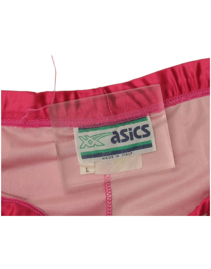 Asics Grafik-Leggings für Mädchen, 13–14 Jahre, groß, rosa, Polyester