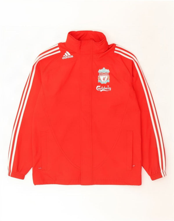 Adidas Jungen Liverpool Graphic Kapuzen-Trainingsoberteil, Jacke, 13–14 Jahre, Rot