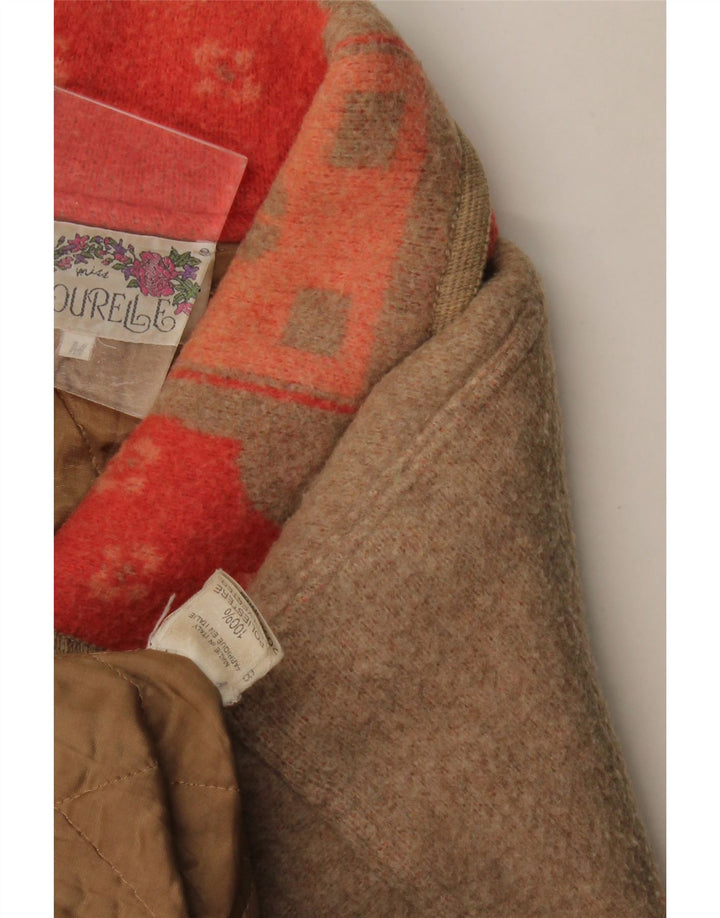 Amourelle Damen Mantel UK 14 Medium Mehrfarbig Fair Isle Neuheit