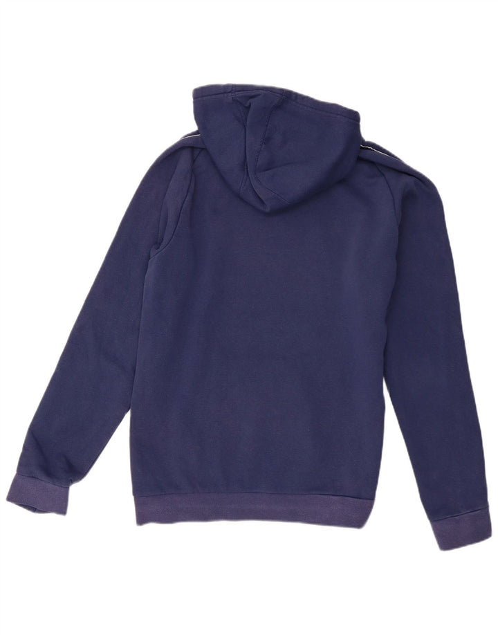 Adidas Herren Kapuzenpullover mittelblaue Baumwolle