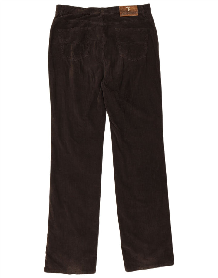 TRUSSARDI Herren Straight Jeans IT 48 Medium W32 L34 Schwarze Baumwolle