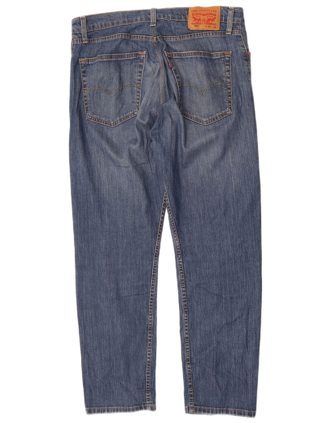 Levi's Herren 502 Tapered Jeans W36 L32 Blaue Baumwolle