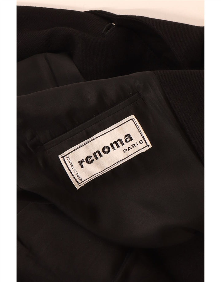 Renoma Herren 2-Knopf-Blazerjacke EU 46 Small Schwarz