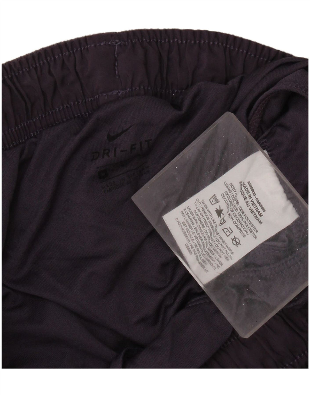 NIKE Damen Dri Fit Sport Shorts UK 14 Mittellila meliertes Polyester