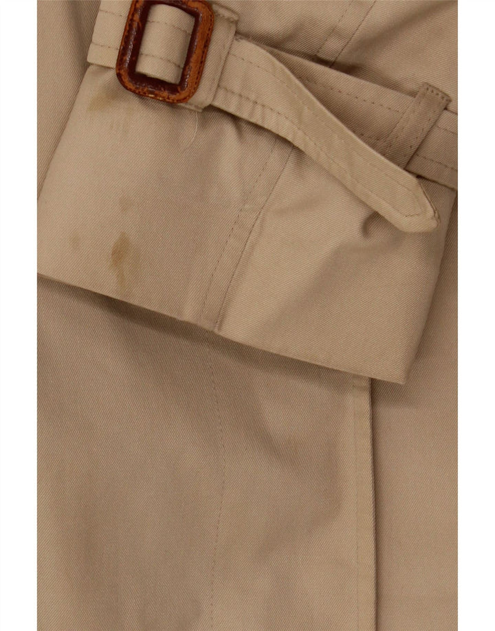 AQUASCUTUM Damen Trenchcoat UK 14 Medium Beige