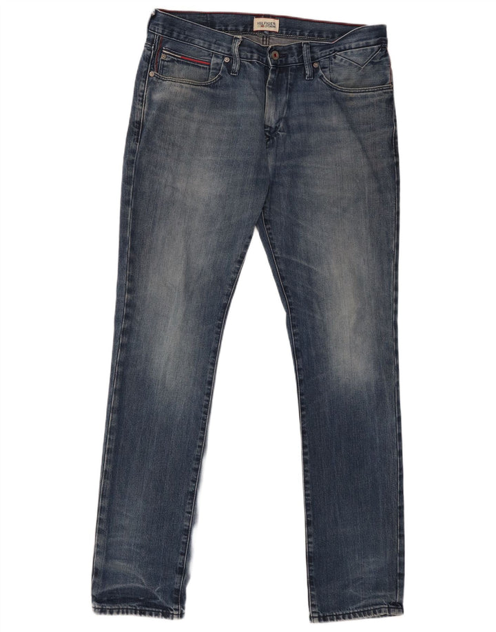 Tommy Hilfiger Herren Slim Jeans W33 L34 Marineblau