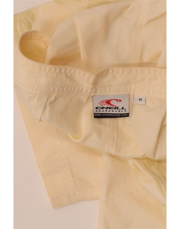 Gerade Capri-Hose für Damen von O'Neill, Größe M, W30, L22, gebrochenes Weiß mit Blumenmuster