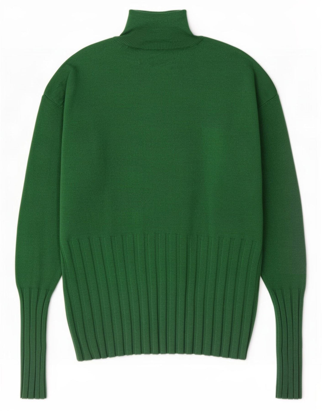 Marks & Spencer Damen-Pullover mit Rollkragen, Gr. 12, Mittelgrün