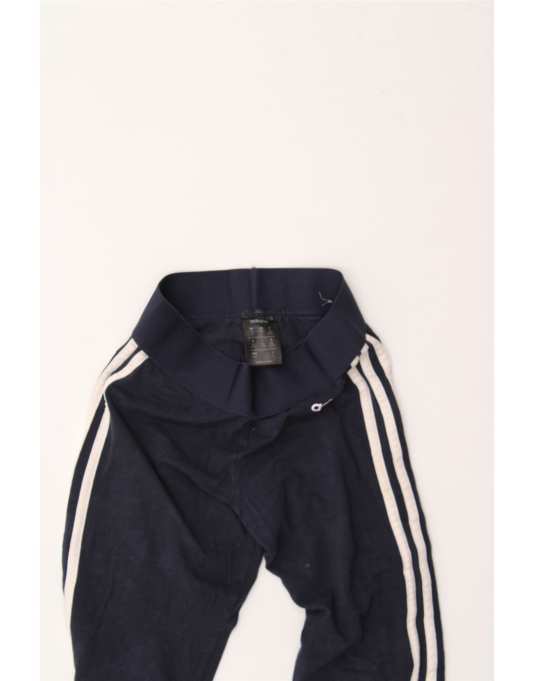 ADIDAS Womens Leggings UK 4/6 XS Navy Blue Vintage Adidas and Second-Hand Adidas from Messina Hembry 