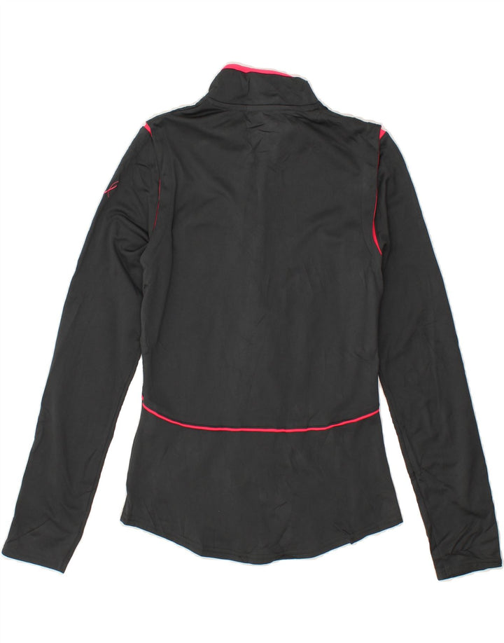 REEBOK Womens Tracksuit Top Jacket UK 10 Small Grey Polyester Vintage Reebok and Second-Hand Reebok from Messina Hembry 