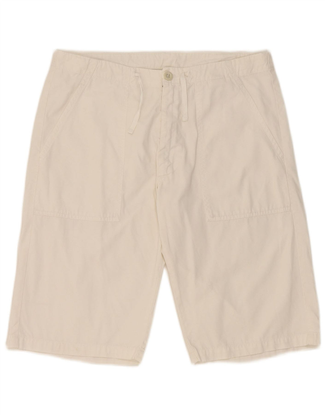 Belfe Herren-Chino-Shorts, W30, mittelweiße Baumwolle