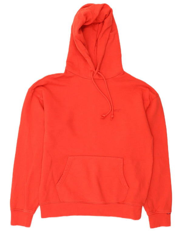 Levi's Herren Relaxed Fit Hoodie Pullover XS Rote Baumwolle