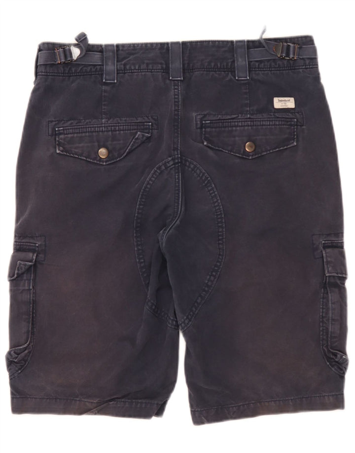 Timberland Herren Cargoshorts W32 Medium Marineblau Baumwolle