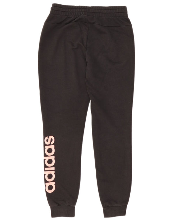Adidas Damen Graphic Trainingshose Jogger UK 8/10 Small Schwarz