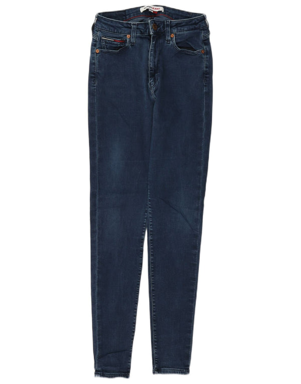 Tommy Hilfiger Damen Skinny Jeans W26 L30 Marineblau Baumwolle