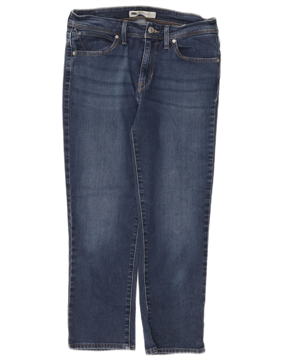 LEVI'S Damen Mid Rise Skinny Jeans W30 L25 Blaue Baumwolle