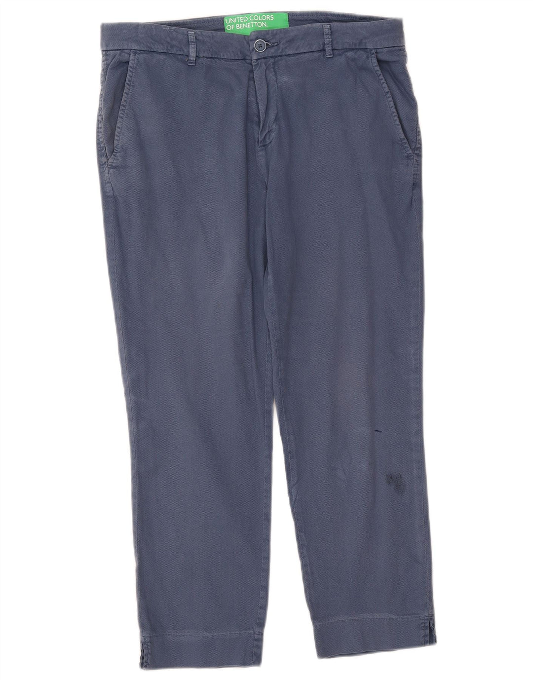 Benetton Gerade geschnittene Damenhose W33 L25 Blau