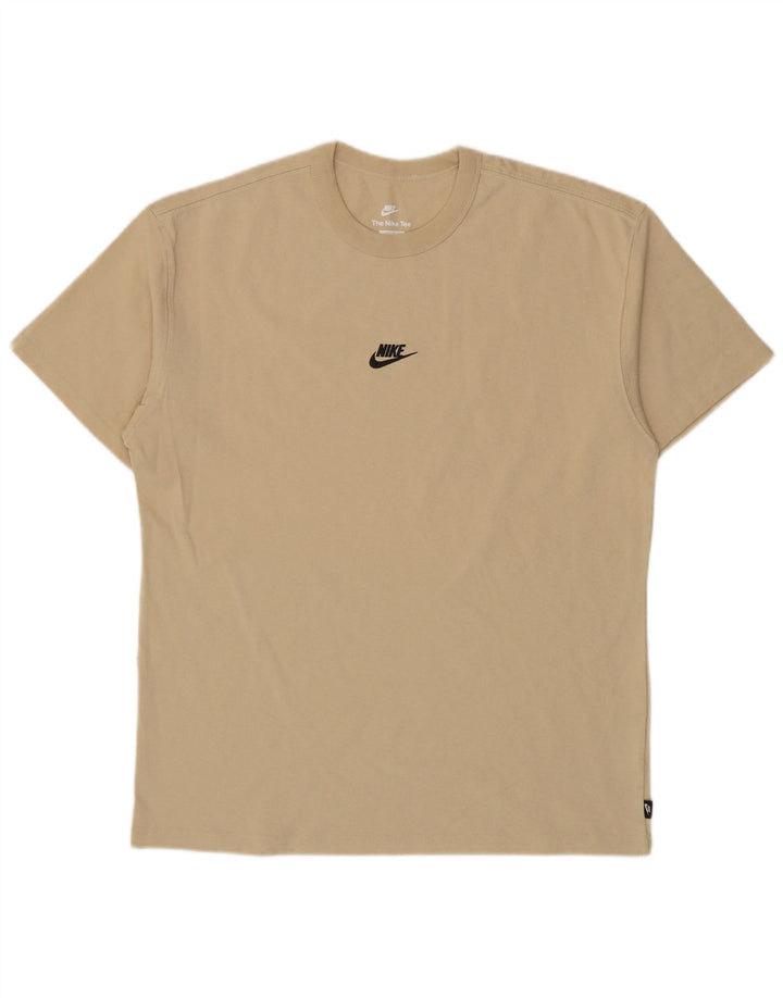 Nike Herren-T-Shirt mit lockerer Passform, mittelbeige Baumwolle