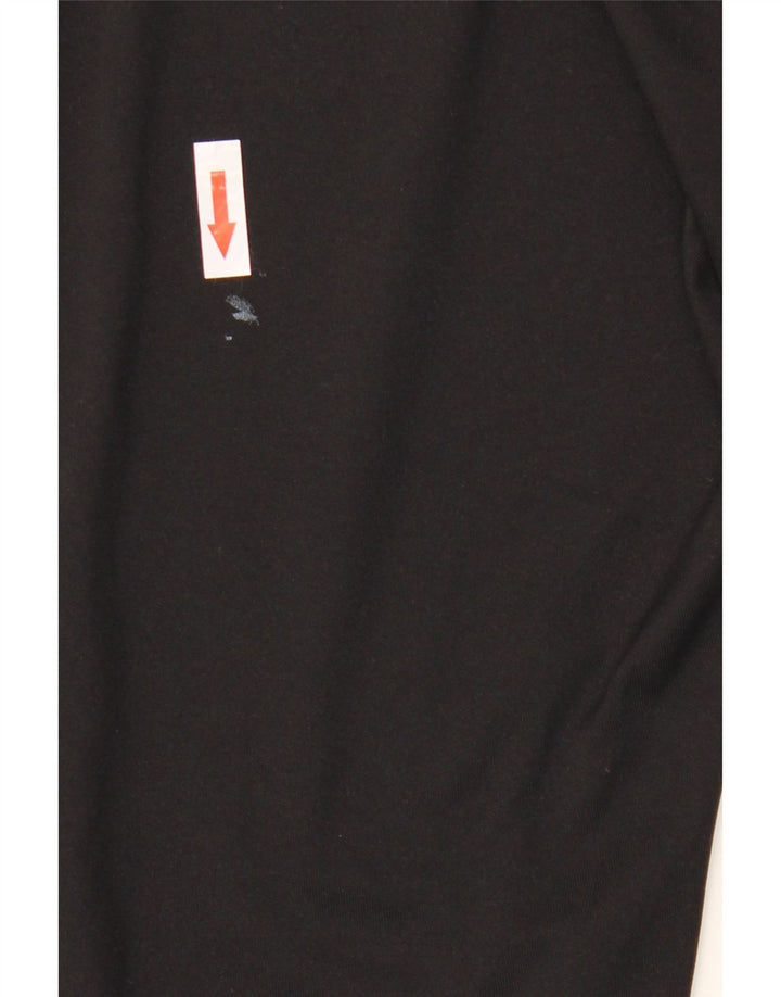 Asics Damen Capri-Leggings UK 12 Mittelschwarzes Polyester