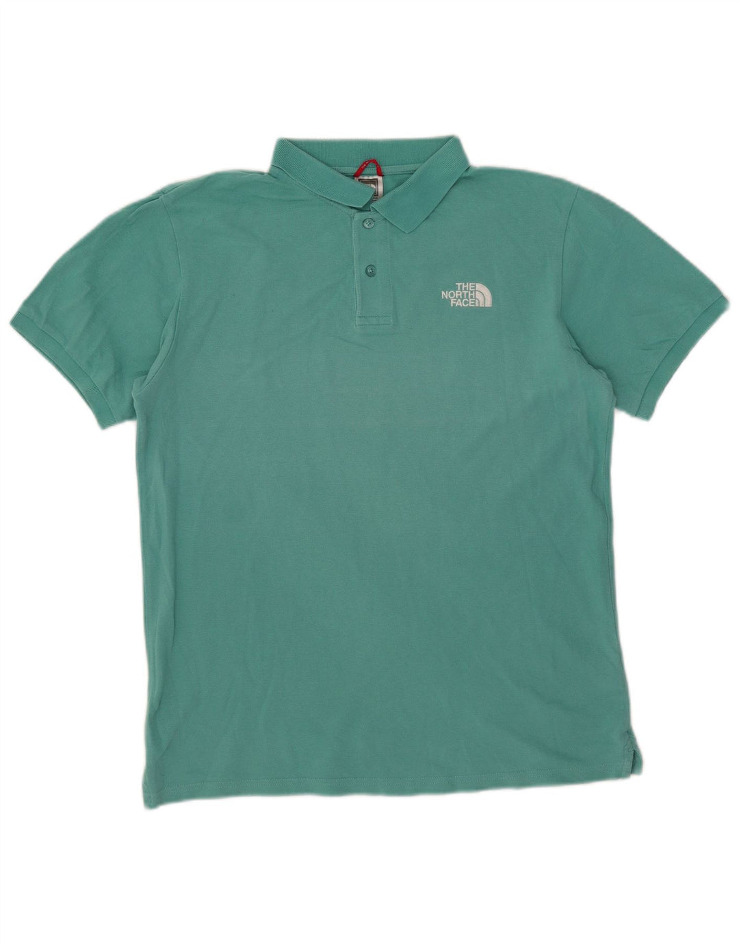 The North Face Herren-Poloshirt aus mitteltürkisfarbener Baumwolle