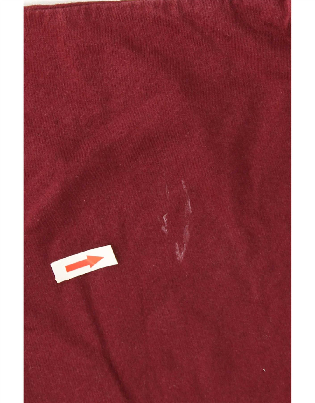 Reebok Herren T-Shirt Top Large Burgund Baumwolle