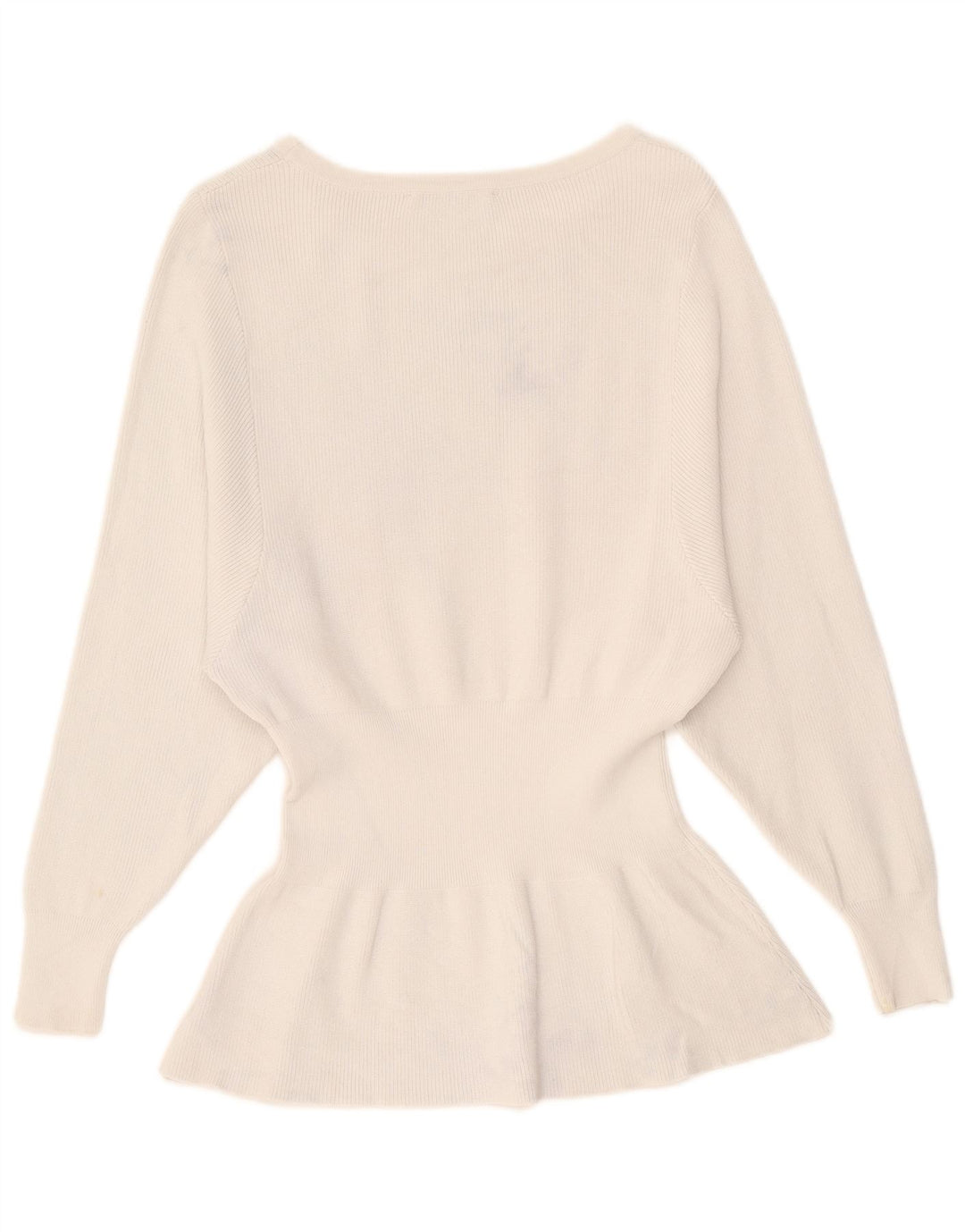Zara Damen Top Langarm UK 10 Small Beige