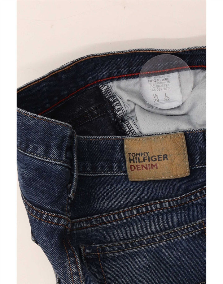 Tommy Hilfiger Damen Schlagjeans W29 L32 Blaue Baumwolle