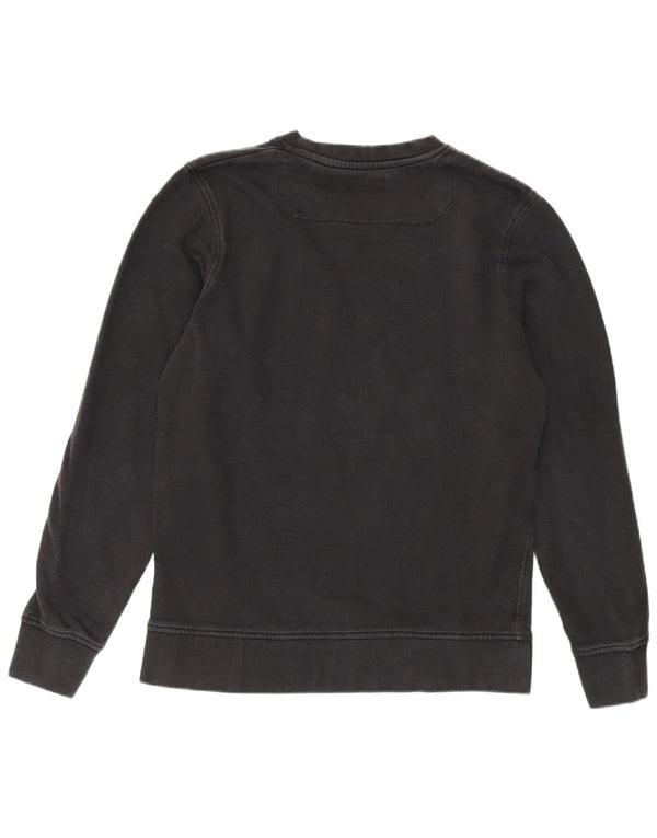 Jack & Jones Herren-Sweatshirt mit Grafik, Größe S, schwarze Baumwolle