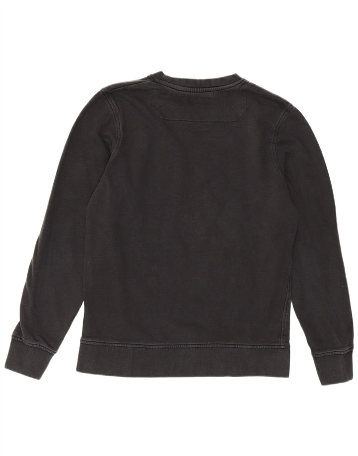 Jack & Jones Herren-Sweatshirt mit Grafik, Größe S, schwarze Baumwolle