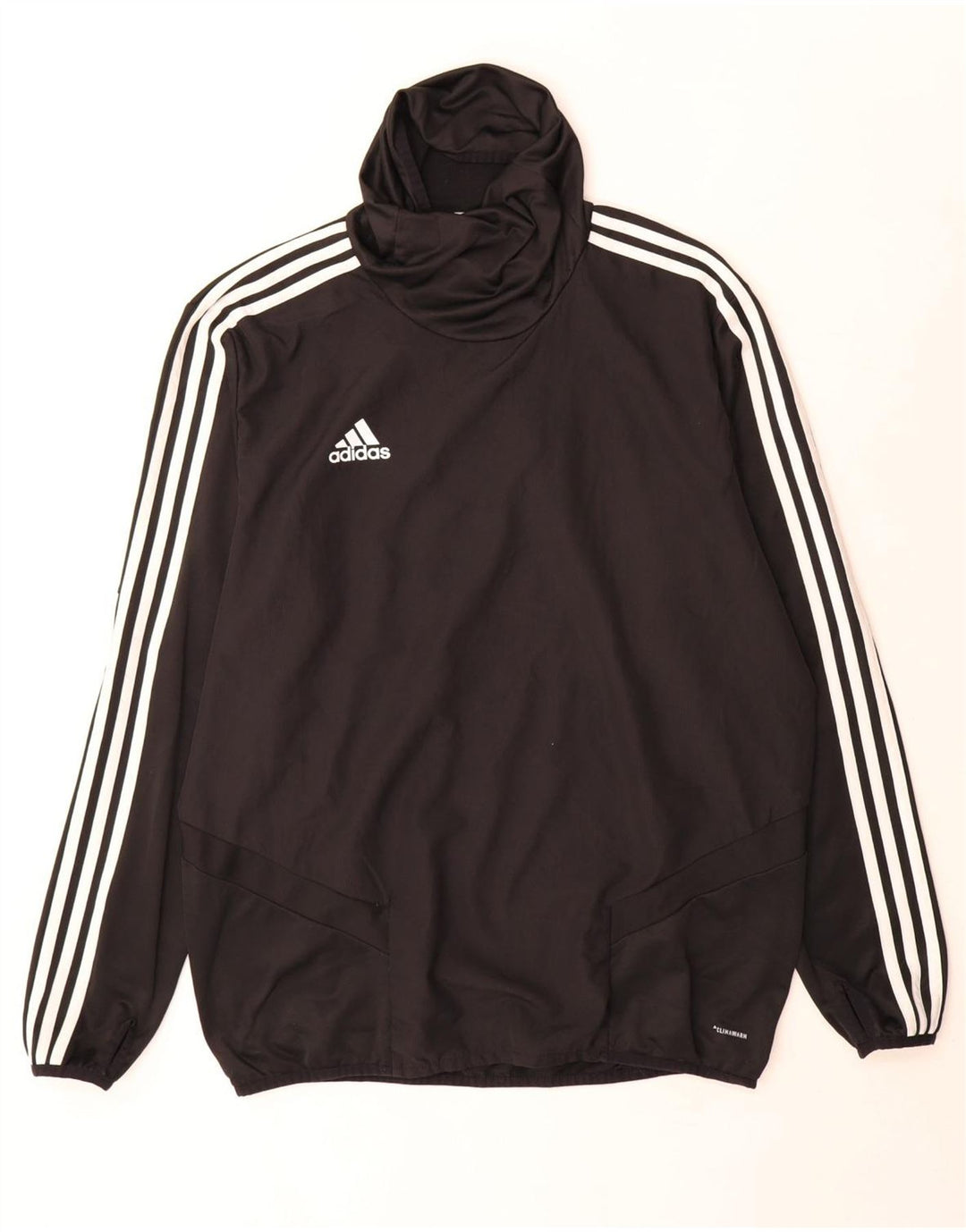 Adidas Herren Climawarm Roll Neck Top Langarm Large Schwarz Polyester