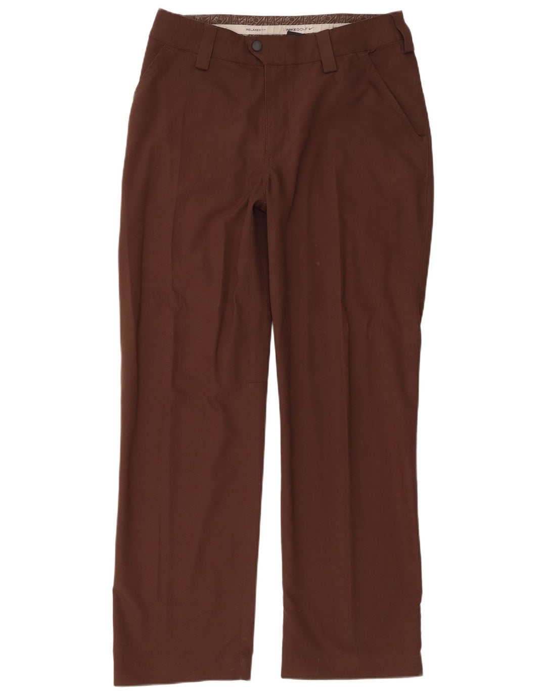 Nike Herren Golf Straight Relaxed Fit Cargohose W32 L31 Braunes Polyester