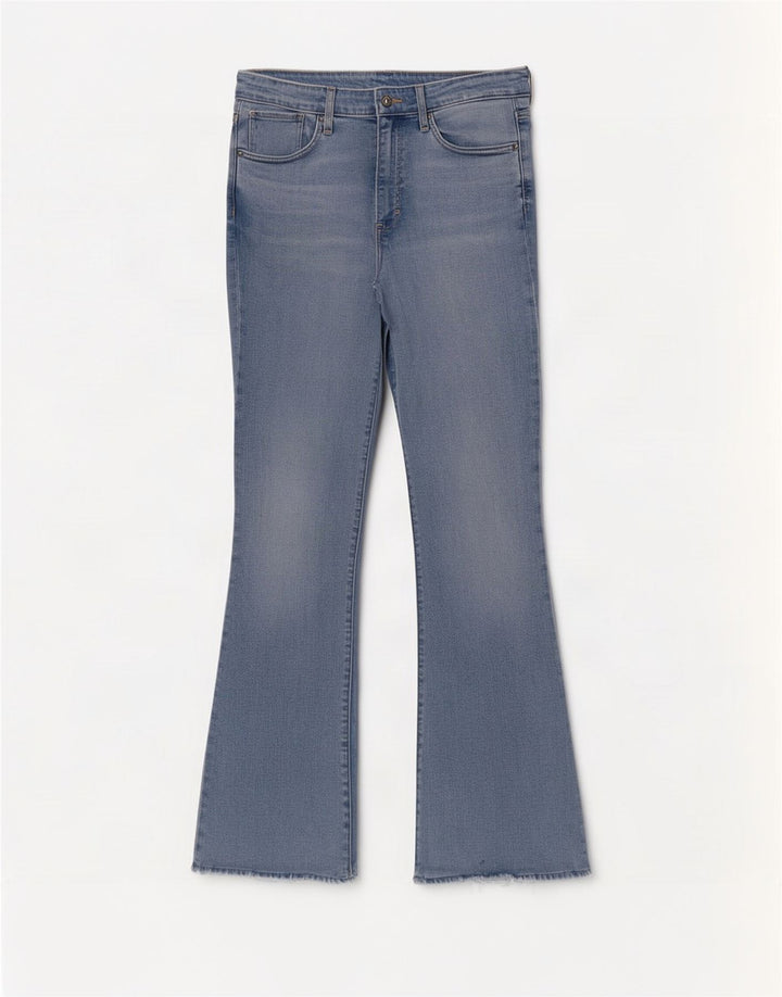 Levi's Damen 725 High Rise Bootcut Jeans W30 L32 Blau Lyocell